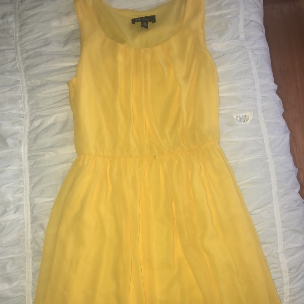short yellow BCX dress size XS